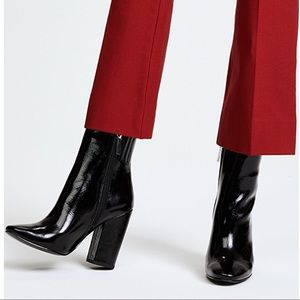 Kendall & Kylie patent leather booties